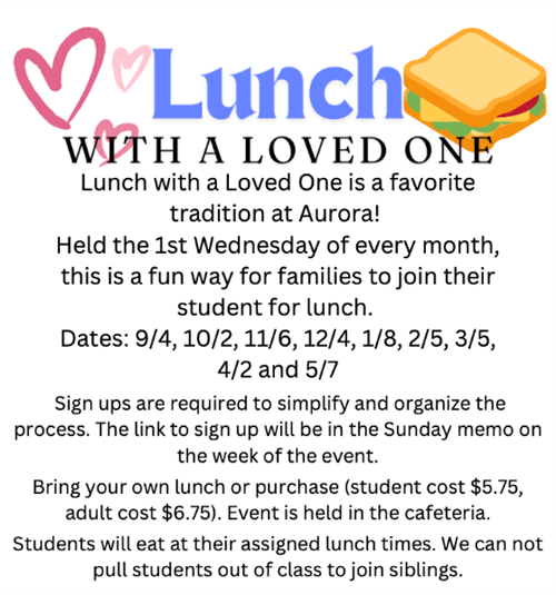 Lunch With A Loved One